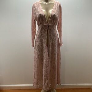 Emperice Size Medium Knitted 3 Button Closure Long Sleeve Cover Up. New